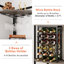 Aljawhara Wine Bottle & Glass Rack-458805701