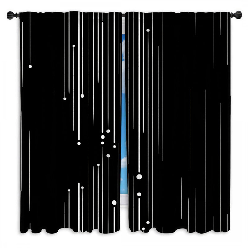 Rideaux obscurcissant et obscurcissant Lines - 2 panneaux, 56 po x 76 po - 2 panneaux, Obscurcissement de chambre