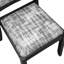 Ensemble de salle à manger 3 pièces comprenant une table rectangulaire et 2 chaises empilables en polyester, noir