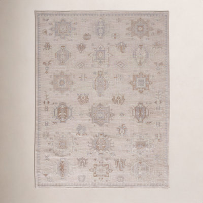 Winslet Beige Ivory Hand-Knotted Oriental Rug
