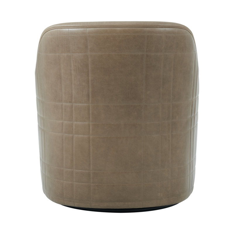 Seated Swivel Armchair, Beige