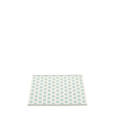 Noa Polka Dots Area Rug in Turquoise/Ivory