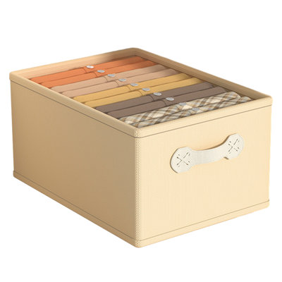 the Storage Wardrobe Clothes Organizer Set - Includes Folded Clothes Organizer And Drawer Organizer For Easy Storage And Organization Of Clothes, Underwear, And Socks