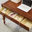 Bureau rectangulaire en bois massif à 3 tiroirs Chestnut-1571693093