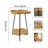 Round Accent Side Table 