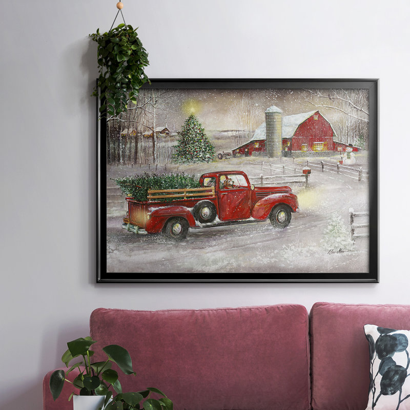 «Made Christmas Memories», reproduction sur toile, Noir, H 14 po x l 20 po x P 1,5 po