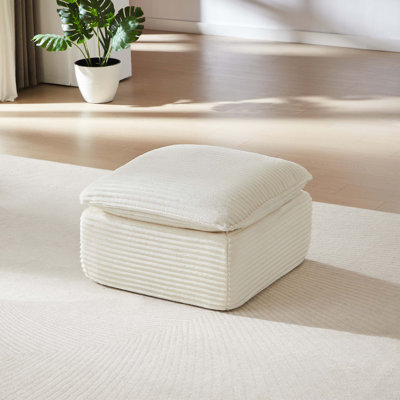 Le canapé moderne en nuage de velours côtelé, qui peut être librement combiné et offre une expérience d'assise confortable, convient aux meubles de salon modernes dans les maisons, les appartements et les bureaux