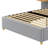Upholstered Platform Bed With Two Outlets,USB Charging Ports, Two Bedside Pillows And Storage Shelves-105445240-105445247