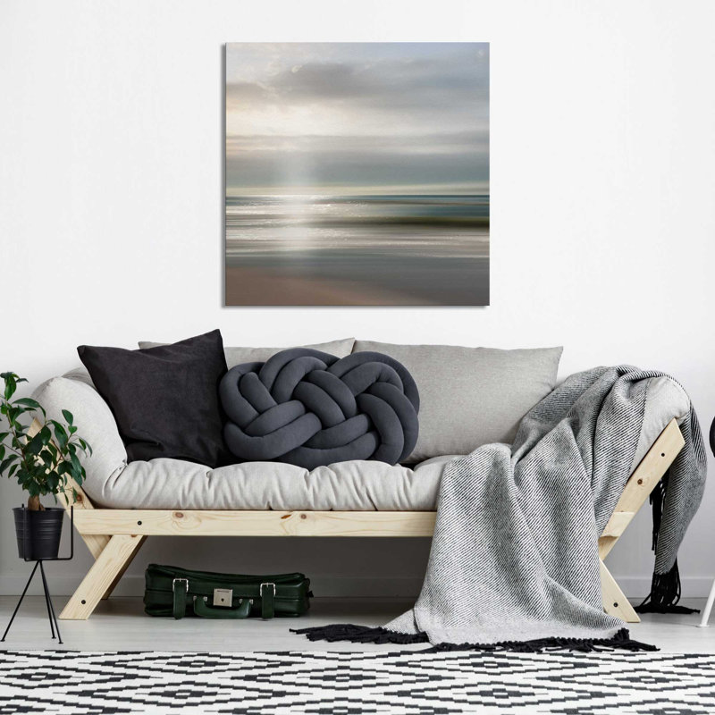 «Réglage du soleil», reproduction de peinture acrylique encadrée, H 24 po x l 24 po x P 1,5 po, Toile tendue