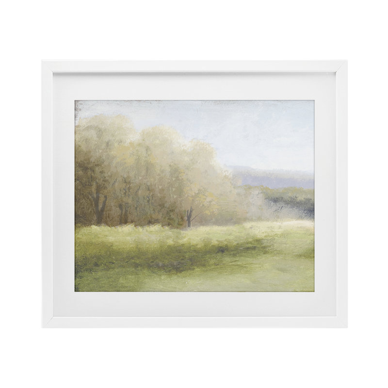 Dans un endroit familier, reproduction de paysage encadrée sous verre, design par Michael Marcon, H 13 po x l 16 po