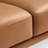 Brown Polyester Modular Sofa cushion couch