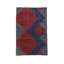Geometric Hand Woven Flatweave Rectangle 6' x 9' Cotton Area Rug in Red/Gray