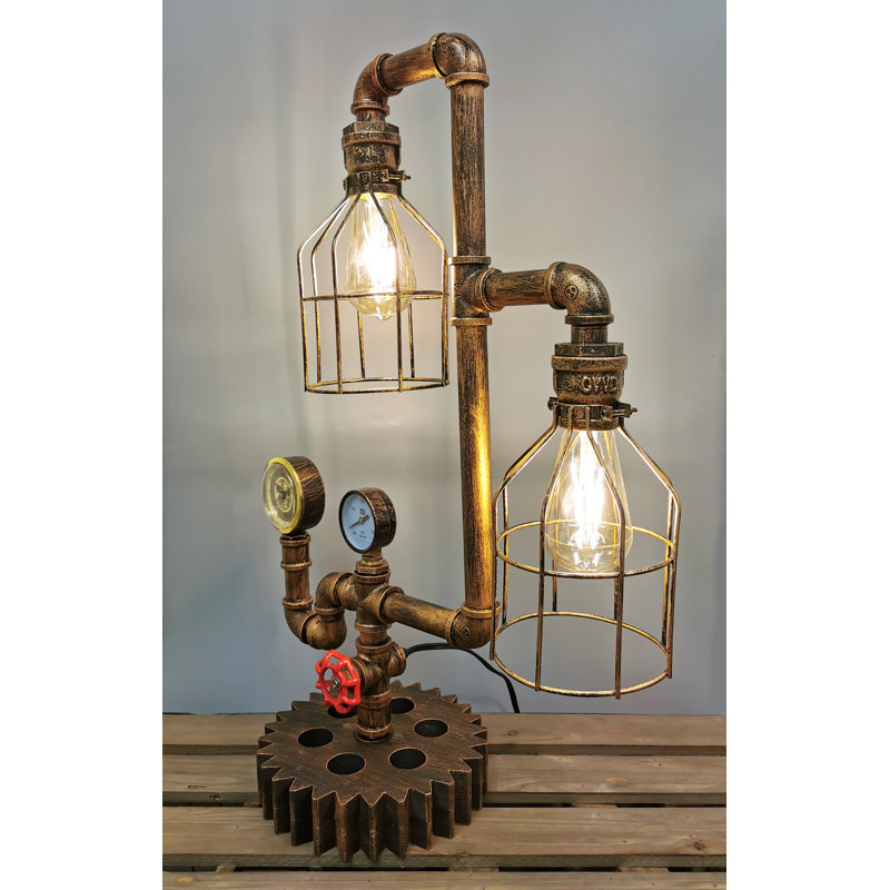 Lampe fantaisie en métal Jadesola