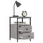 Orlie 34cm W Iron Bedside Table-826484599