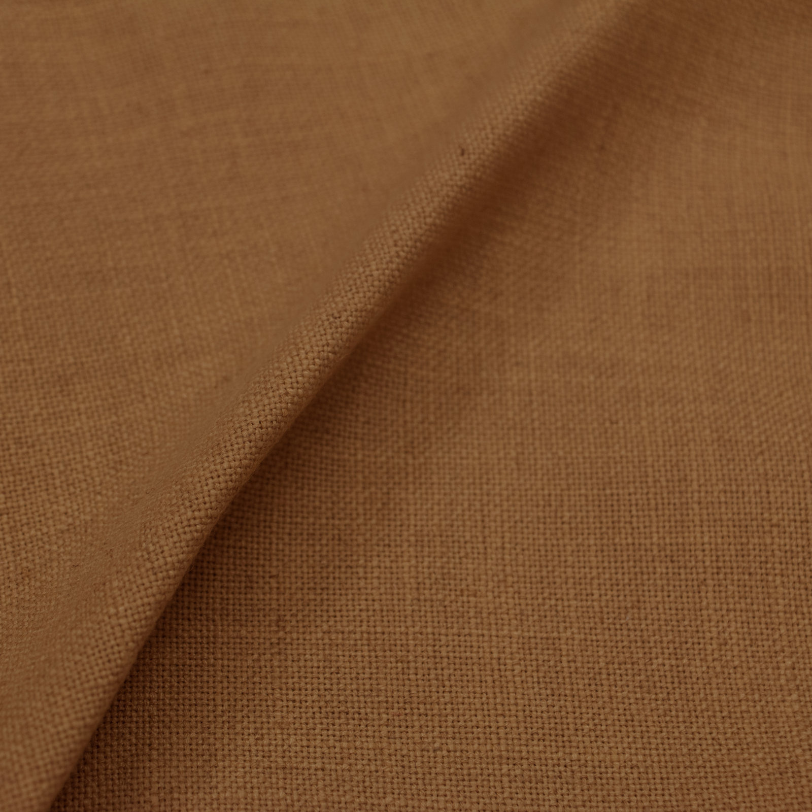 Callie Wingback Chair, Textured Amber Linen, Ivory