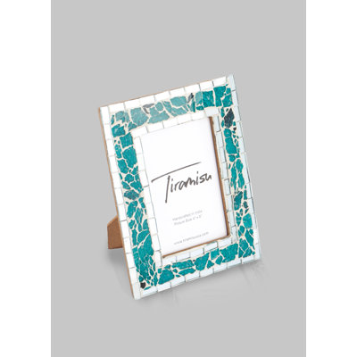 Azure Glaze Mosaic Picture Frame