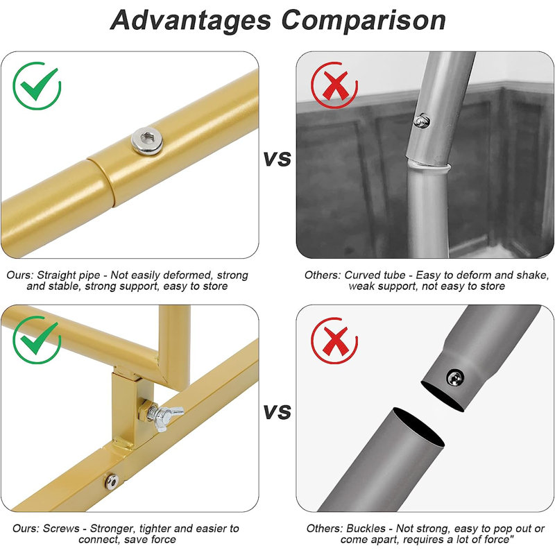 79.2'' W x 18'' D Metal Arbor, Gold