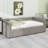 Upholstered Extendable Daybed Frame With Trundle-1748194087