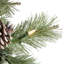 Pre-Lit Medium Artificial Bottle Brush Christmas Tree -Warm White LED Lights-208941976