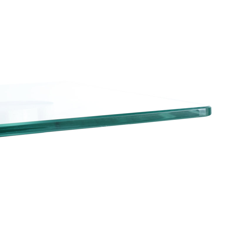 Accessoires de table en verre transparent - Style rectangulaire minimaliste moderne avec comptoir trempé Dia1300 * 800 * 8Mm, facile à nettoyer, imperméable, option d'installation pratique