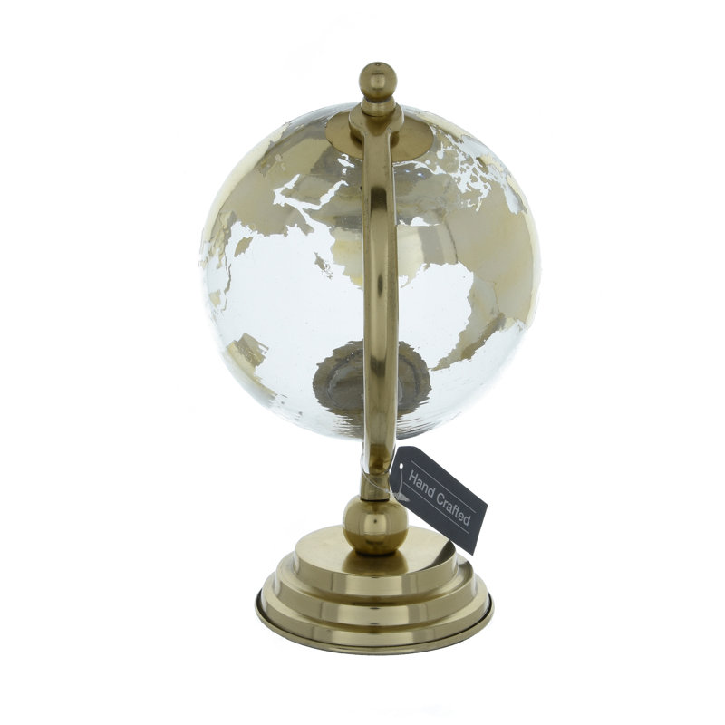 Plastic / Acrylic Tabletop Globe, 24cm H x 14cm W x 14cm D