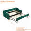 Lit de jour simple rembourré avec couchette-719601250