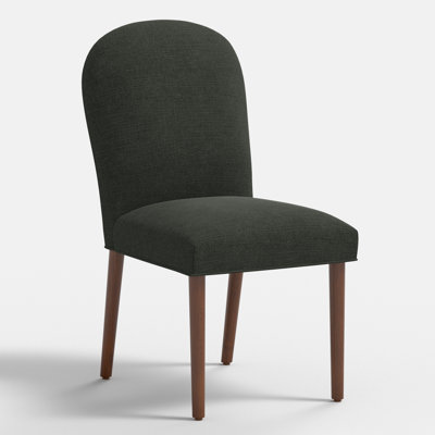 Chaise Freya en lin noir