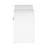 Latitude Run® Elegant 24" Curved 3-Shelf MDF White Wall Storage: Transformative Home Decor Solution For Efficient Organization And Style