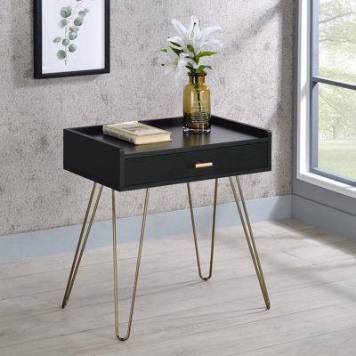 Table de bout avec rangement Hailey