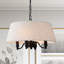 Lustre tambour 4 lumières pour îlot de cuisine Narcho