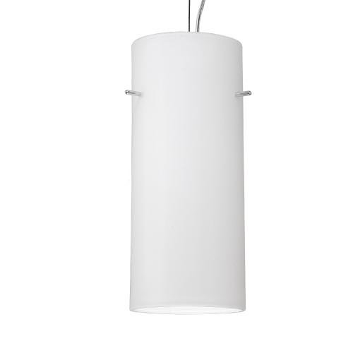 1 - Light Pendant, Brushed Nickel, White
