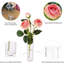 Arrangement floral de roses dans un vase-1801352095