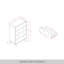Commode 4 tiroirs -1153859904