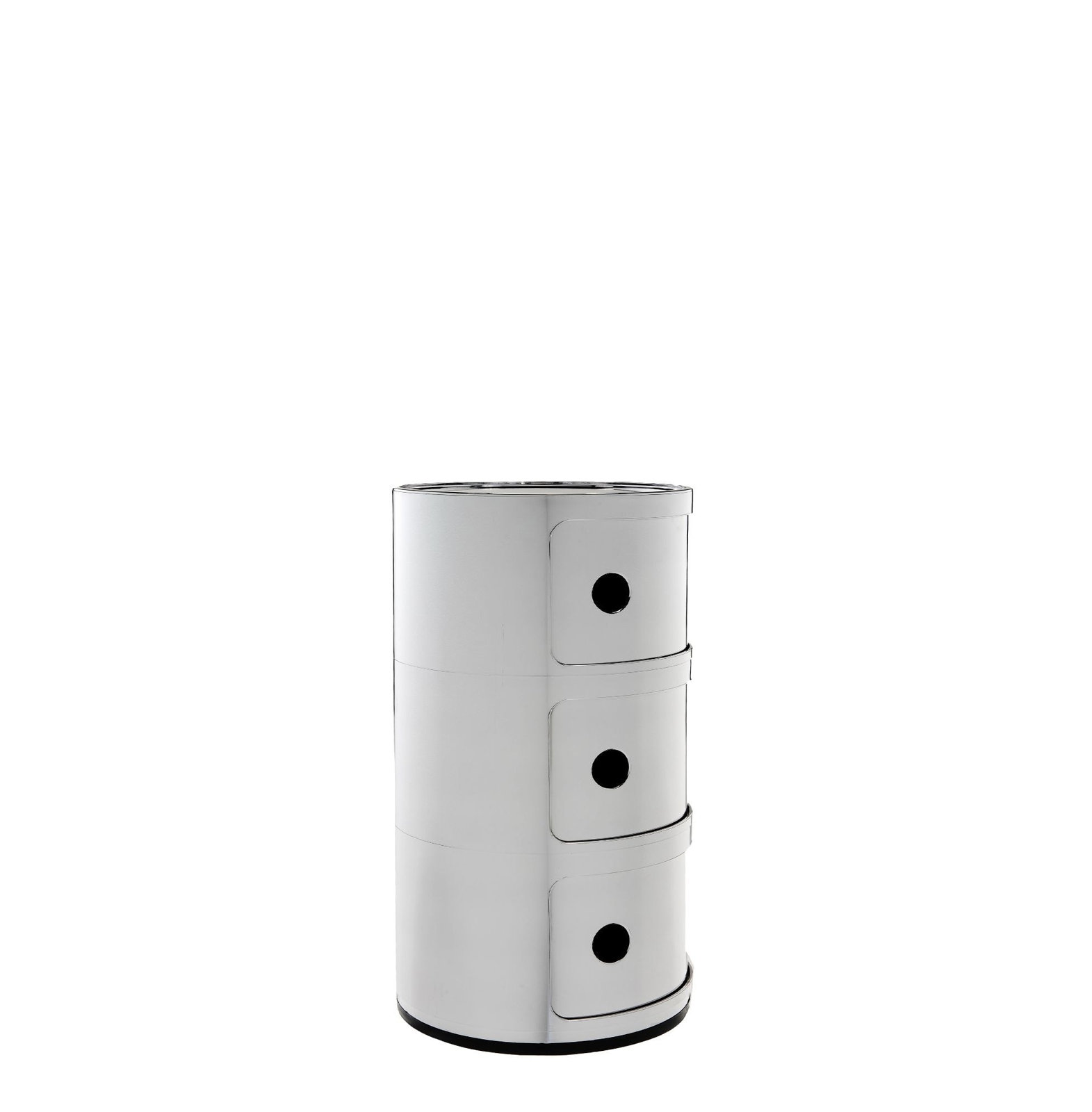 Componibili Storage Module, 3 Hi, Chrome