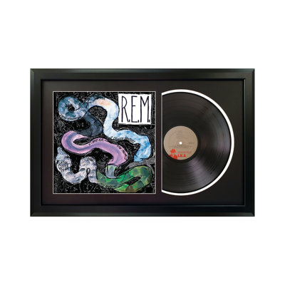R.E.M. Disque encadré «Reckon» avec passe-partout noir