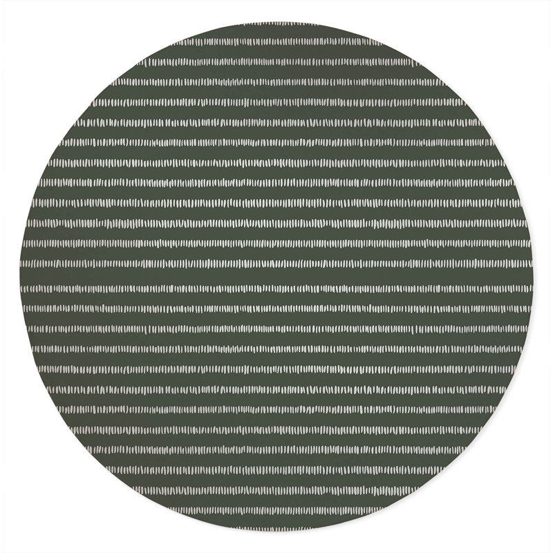 Scatter Row Activity Mat, Chimichurri/Green, Round 5'