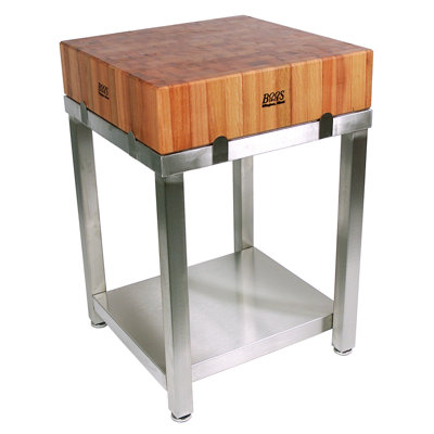 Cucina LaForza Prep Table with Butcher Block
