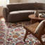  Tapis délavé à motif floral et cachemire Delara-477183168