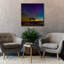  «Two Trees Under Aurora» par Epic Portfolio, art mural sur toile, 37 po x 37 po-1489040580