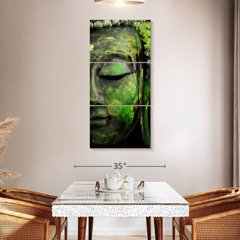 Faced Buddha, 52" H x 24" W