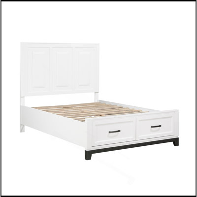 Lit plateforme avec meubles de chambre à coucher en bois avec tiroirs de rangement 1pc