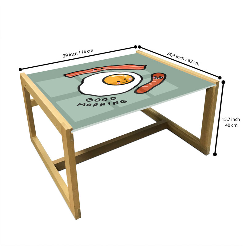Jahniah Sled Coffee Table, 62cm H x 74cm W x 40cm D
