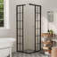 Cabine de douche rectangulaire encadrée l 27,6 po x P 27,6 po x H 70,9 po