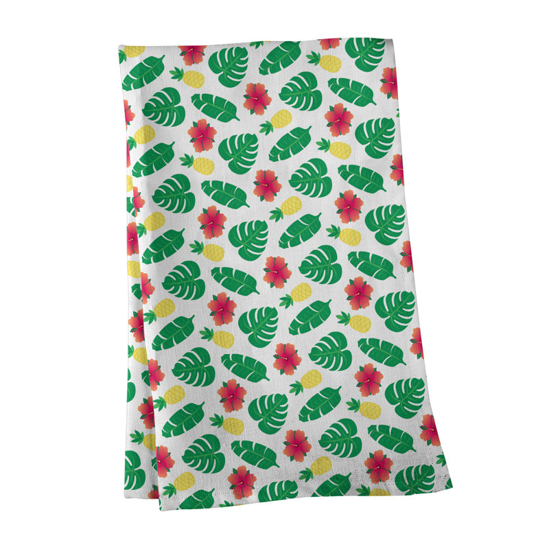 Mcguinness Tea Towel Kitchen Towel, Poly Twill, White