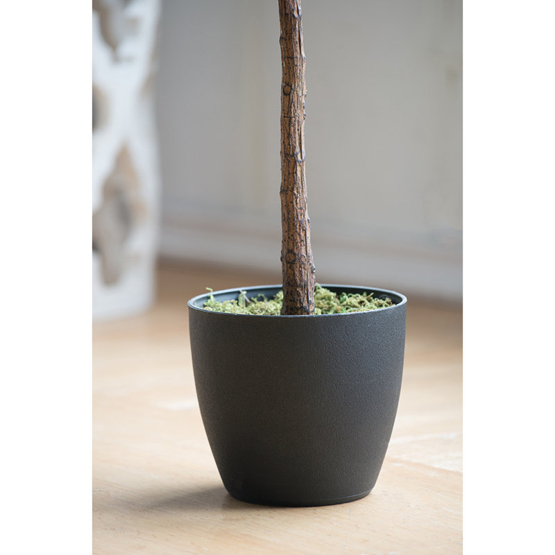 60'' Faux Fiddle Leaf Fig Tree in Pot