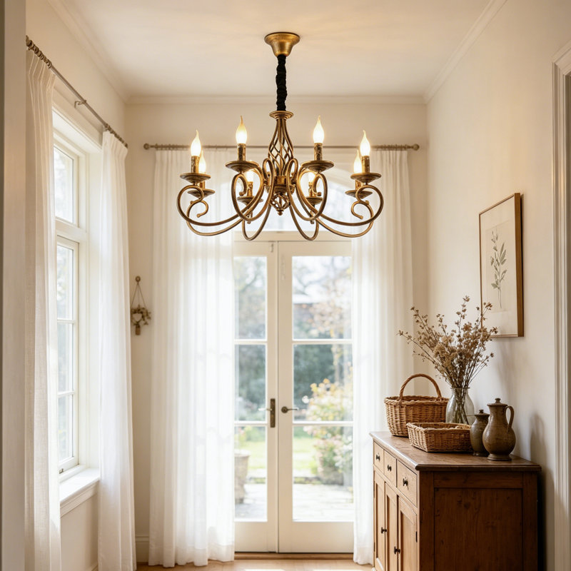 Dirksen 8 - Light Dimmable Empire Chandelier, Bronze