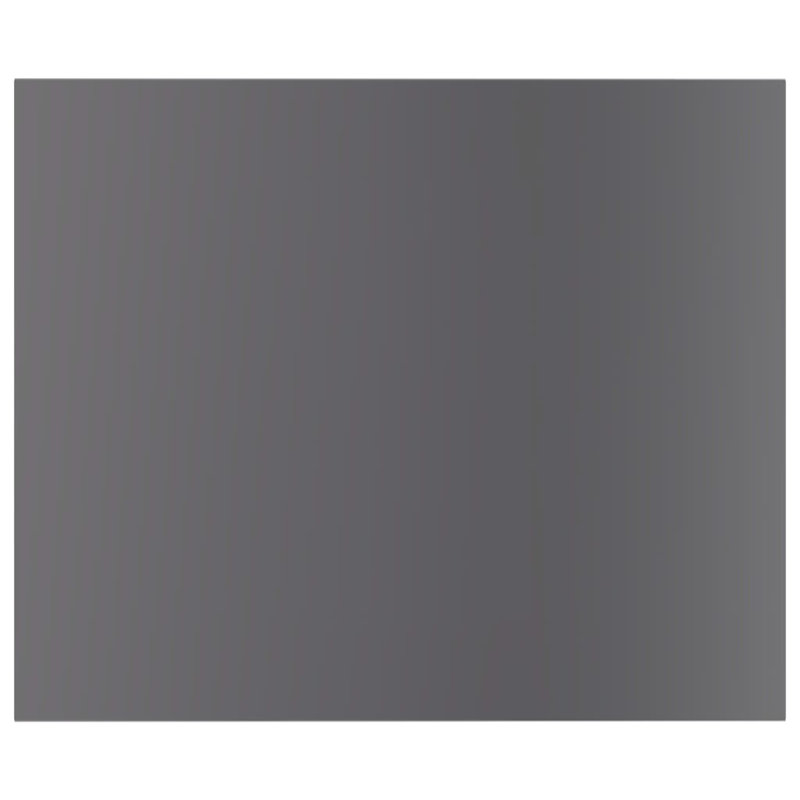 Ensemble de 8 tablettes murales flottantes en bois d'ingénierie gris lustré 23,6 x 19,7 x 0,6 po