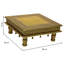 Aspasija Solid Wood Four Leg Coffee Table