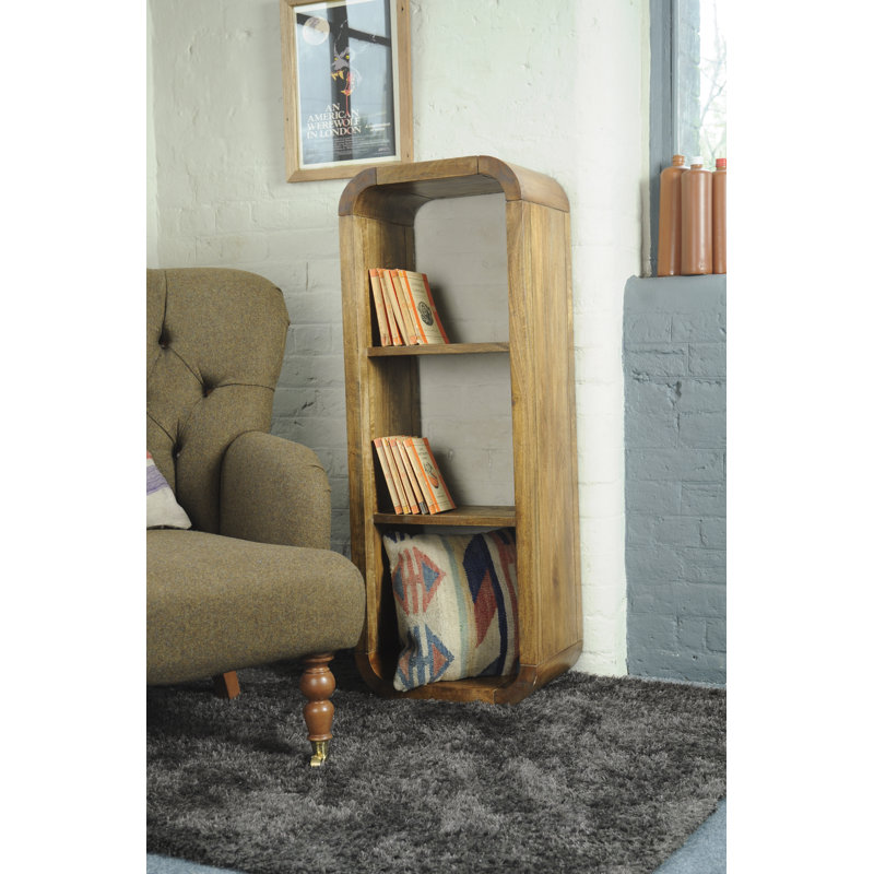 Acton 120cm H x 45cm W Steel Standard Bookcase, Mango