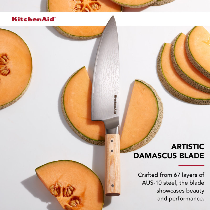 Kitchenaid Premium Damascus Chef Knife, 8 Inch